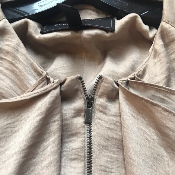 BCBG Flora Ruffle-Front Jacket - Picture 4 of 7